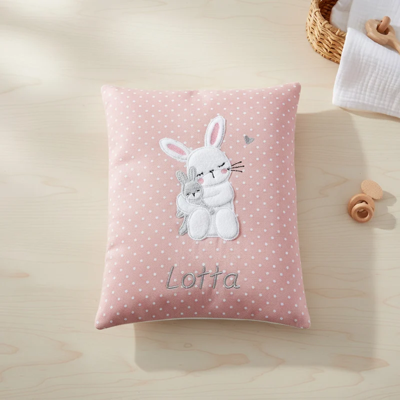 WÄRMEKISSEN für Babys und Kleinkinder "Häschen" personalisierbar mit Wunschnamen