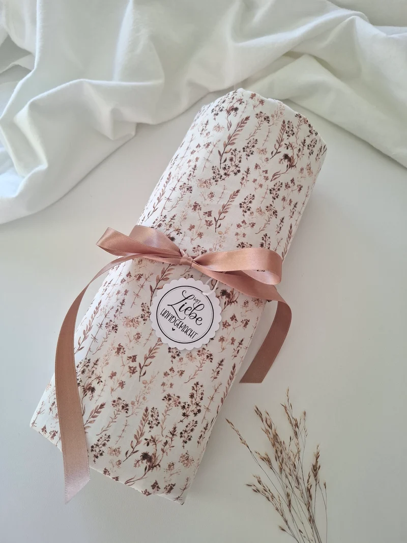 BABYDECKE mit Waffelpique "Gräser"