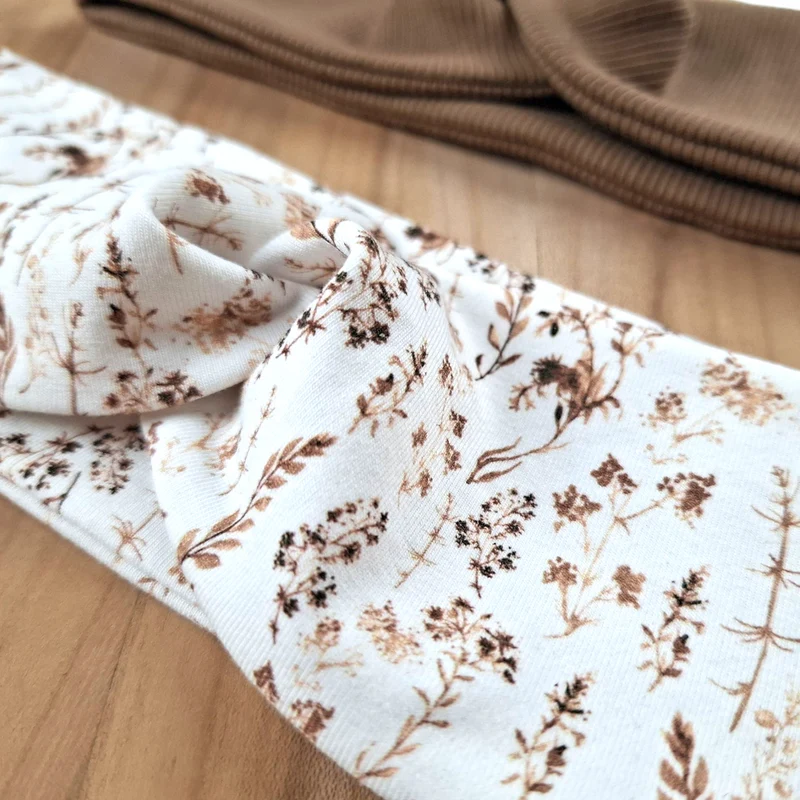 3ER SET KNOTENSTIRNBÄNDER "Natur" für Mädchen in 3 Farben