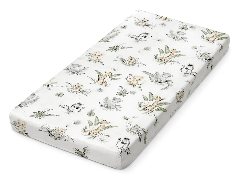 Fitted Crib Sheet 120x60 cm | Safari