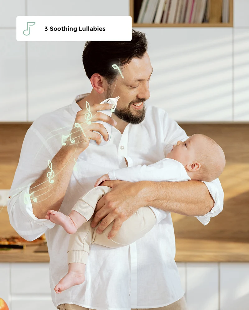 Momcozy Baby Nasensauger - Lange Batterielebensdauer