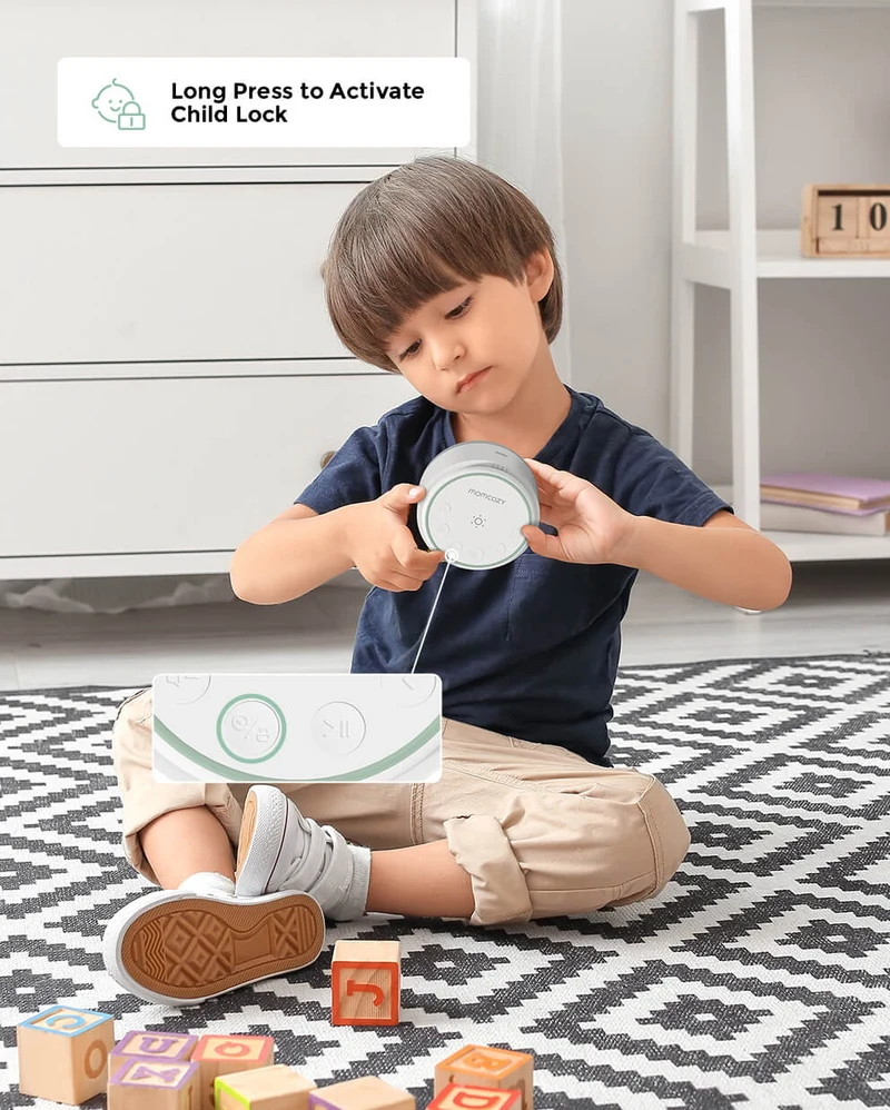 Momcozy Portable Baby Sound Maschine - Lange Batterielebensdauer