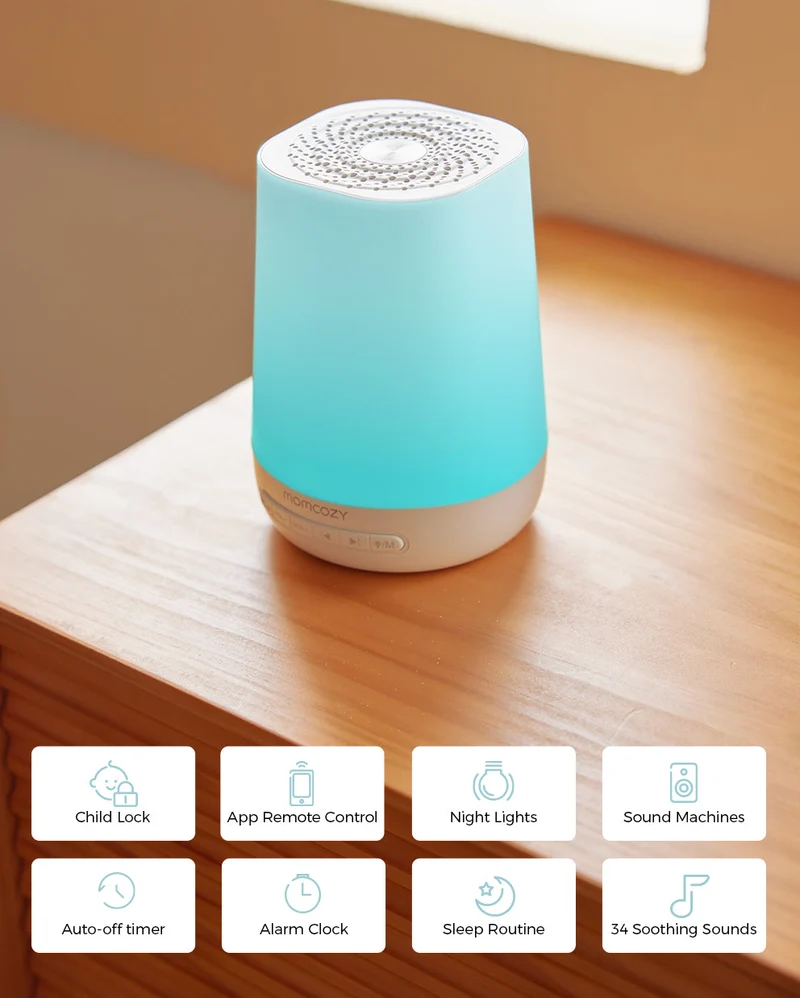 Baby Sicherheits-Bundle: Intelligente Baby Sound Maschine und ein Babyphone