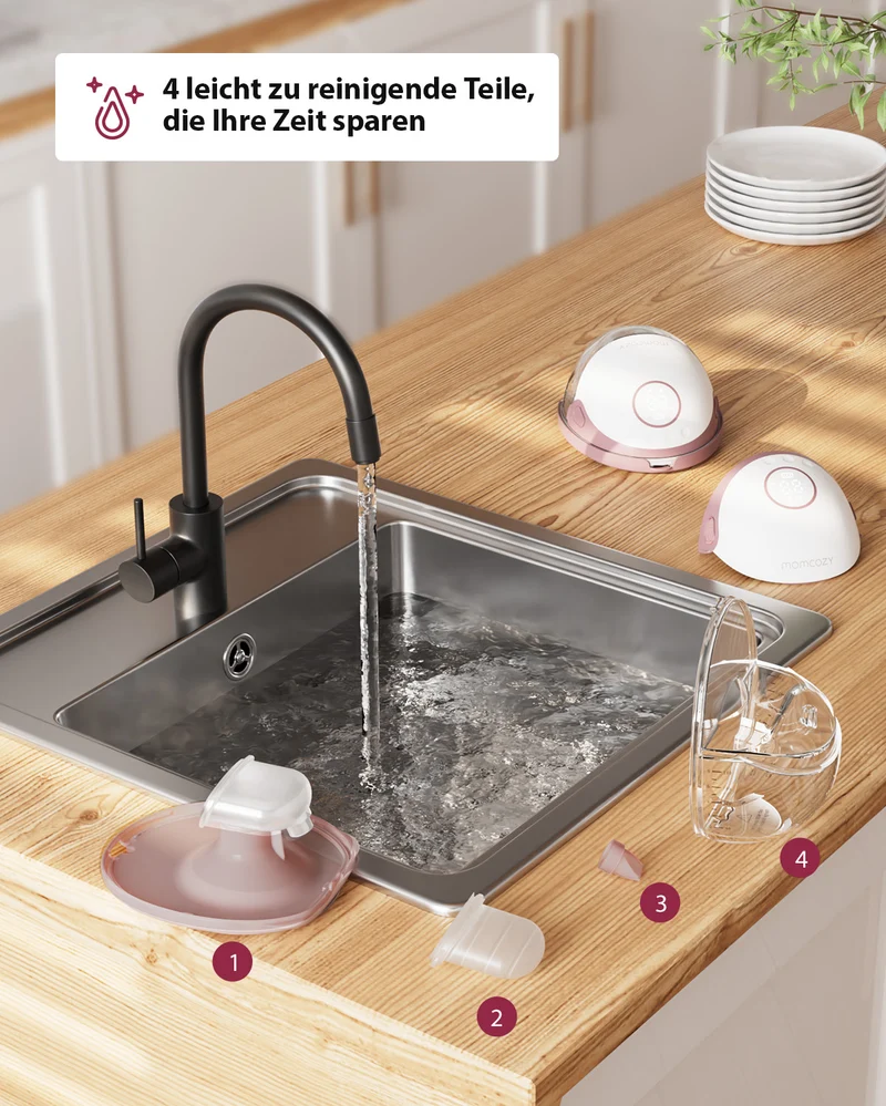 Momcozy Mobile Style™ Freihändige Milchpumpe | M6