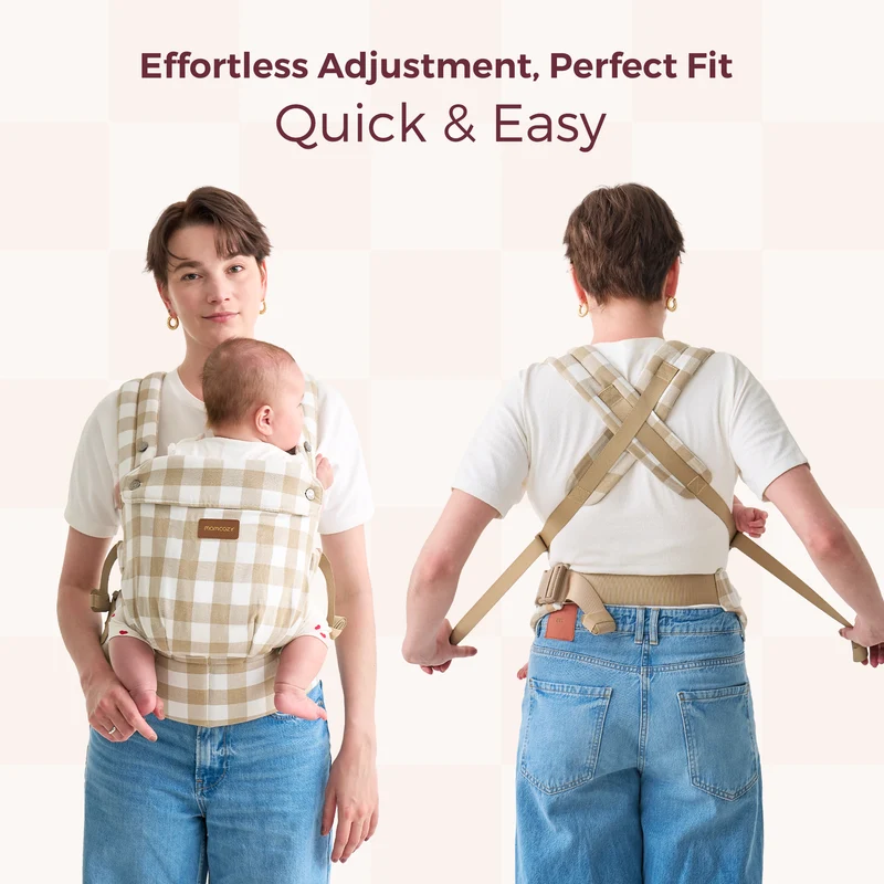 Momcozy PureHug Babytrage - Ergonomisch, gemütlich und federleicht
