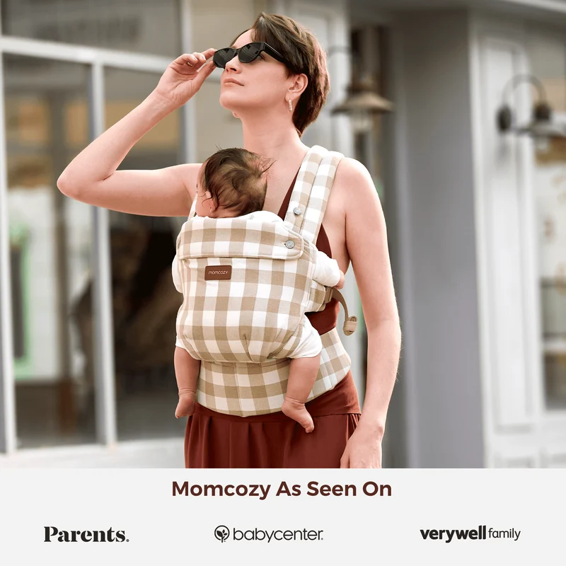 Momcozy PureHug Babytrage - Ergonomisch, gemütlich und federleicht