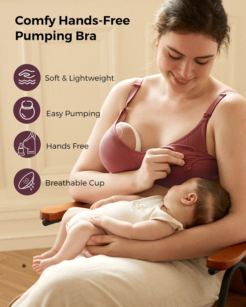 Momcozy Tencel™-Gewebe Kabelloser & nahtloser Pump-BH