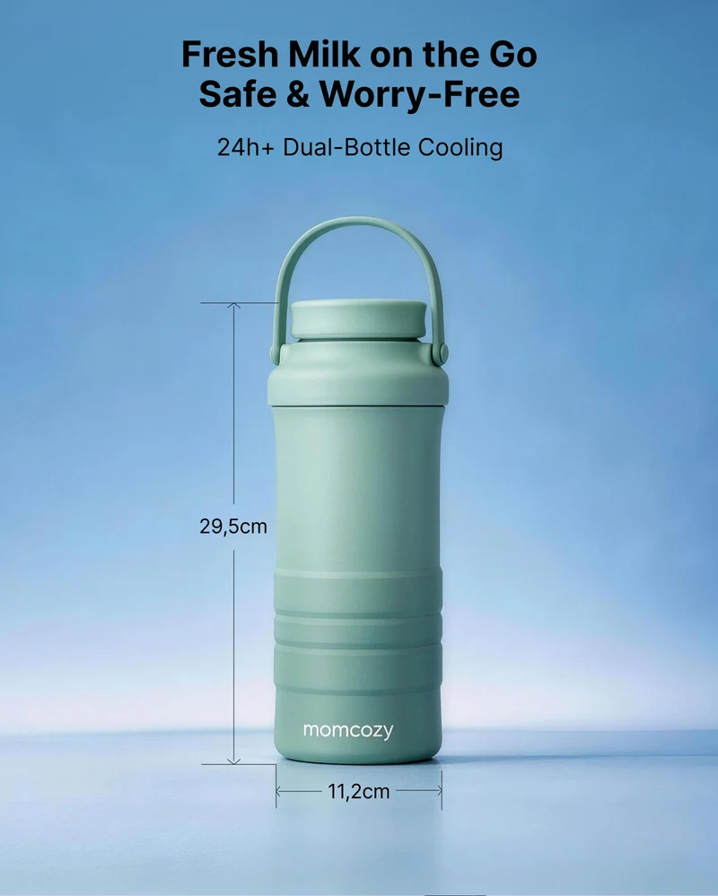 Tragbarer Milchwärmer + 22oz Kühler - On-the-Go Bundle