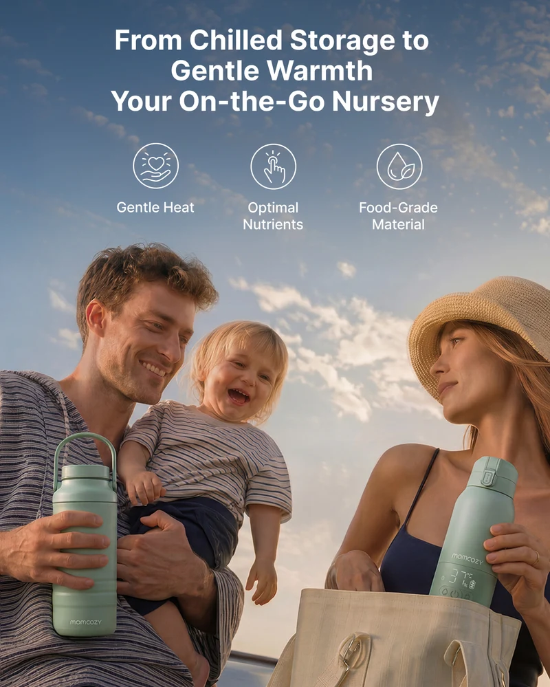 Tragbarer Milchwärmer + 22oz Kühler - On-the-Go Bundle