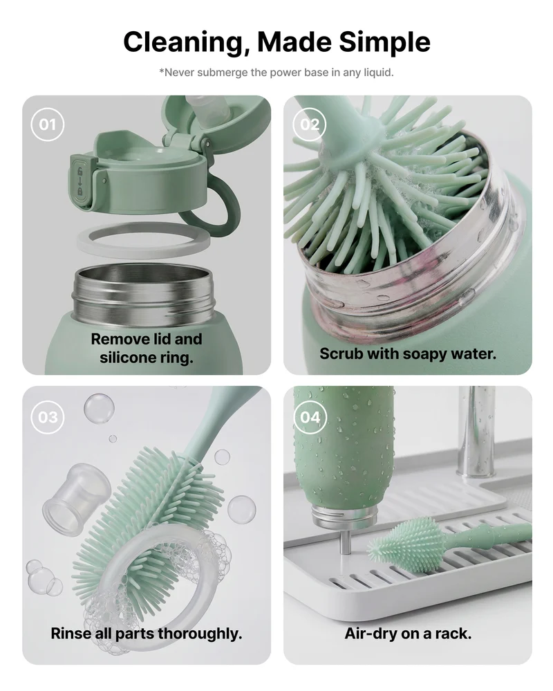 Tragbarer Milchwärmer + 22oz Kühler - On-the-Go Bundle