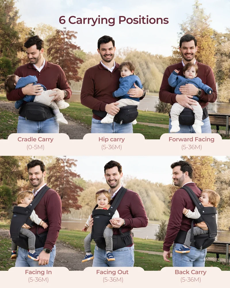 Momcozy Move2Fit Hüftsitztrage