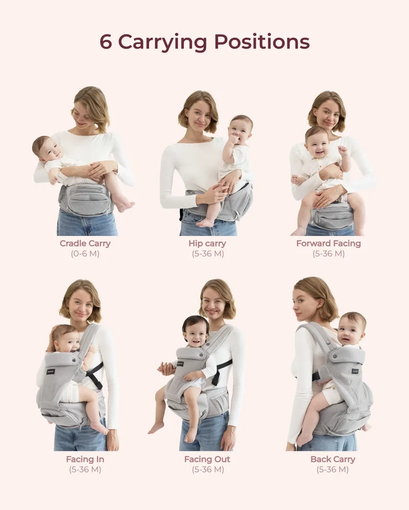 Momcozy Move2Fit Hüftsitztrage