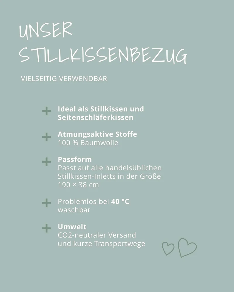Ersatzbezug für Stillkissen Waffelpiqué Sand