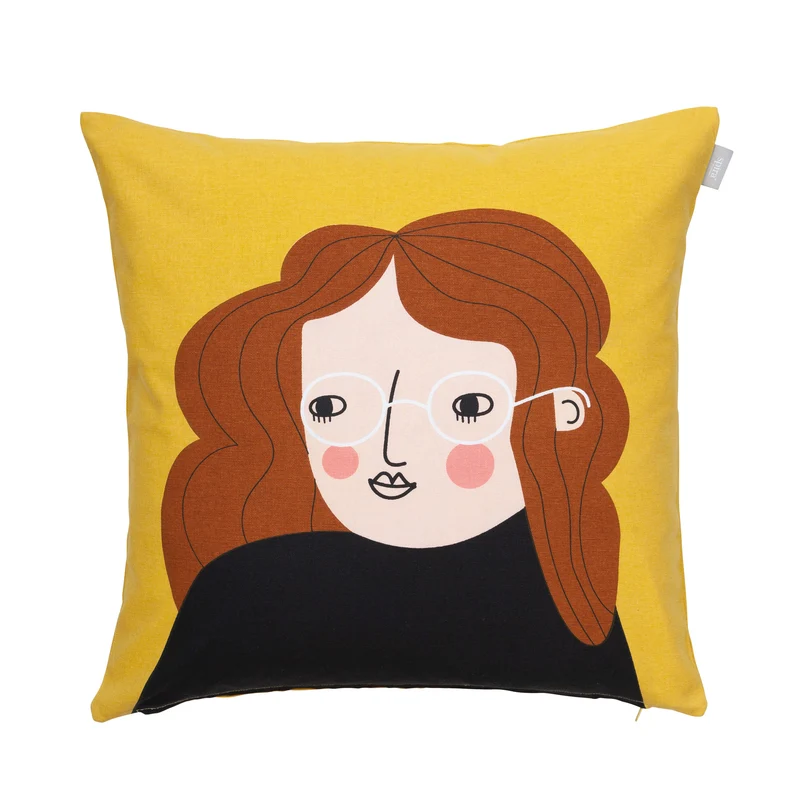 Spira Kissenbezug Bia – Moderne Kissenhülle Gelb 50 x 50 cm