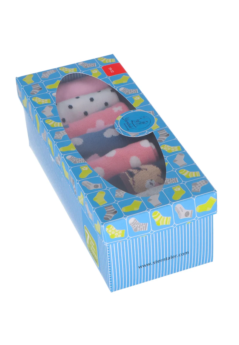 Söckchen Punkte, 7er-Box