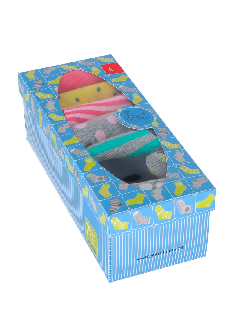 Söckchen Wochentage Mädchen, 7er-Box
