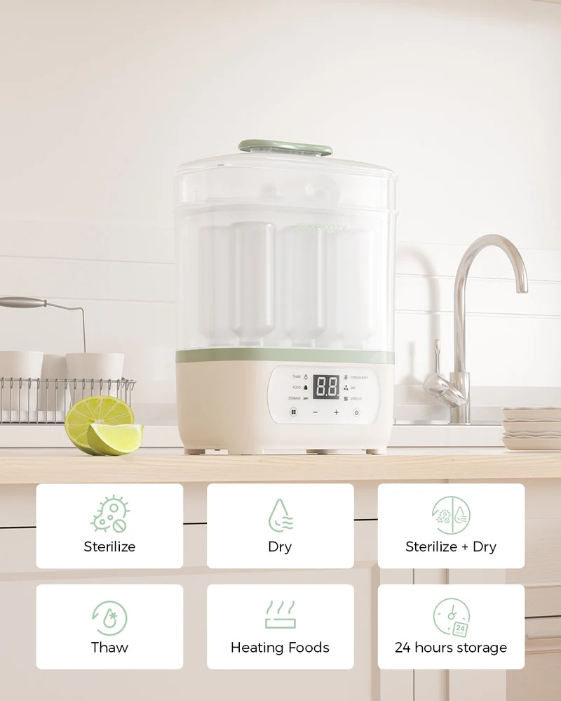 8-in-1 Babyflaschen Dampfsterilisator