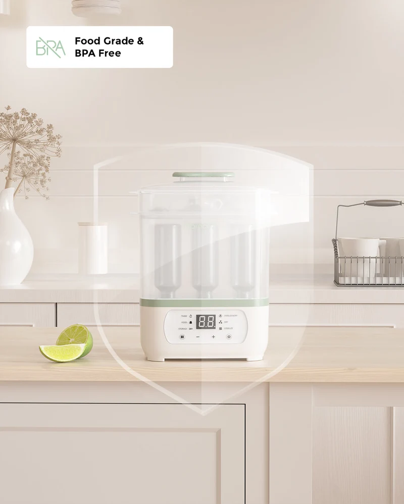 8-in-1 Babyflaschen Dampfsterilisator