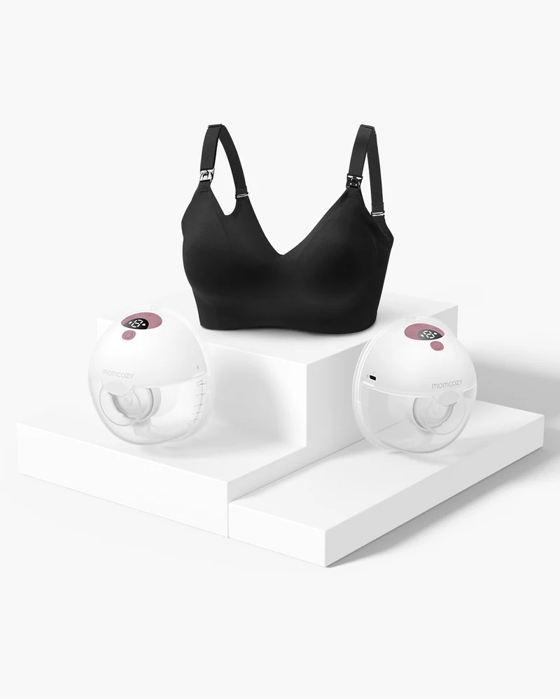 M5 Smart BH Bundle: Zwei M5 Smart kabellose, freihändige Milchpumpe und Omni BH(YN21)