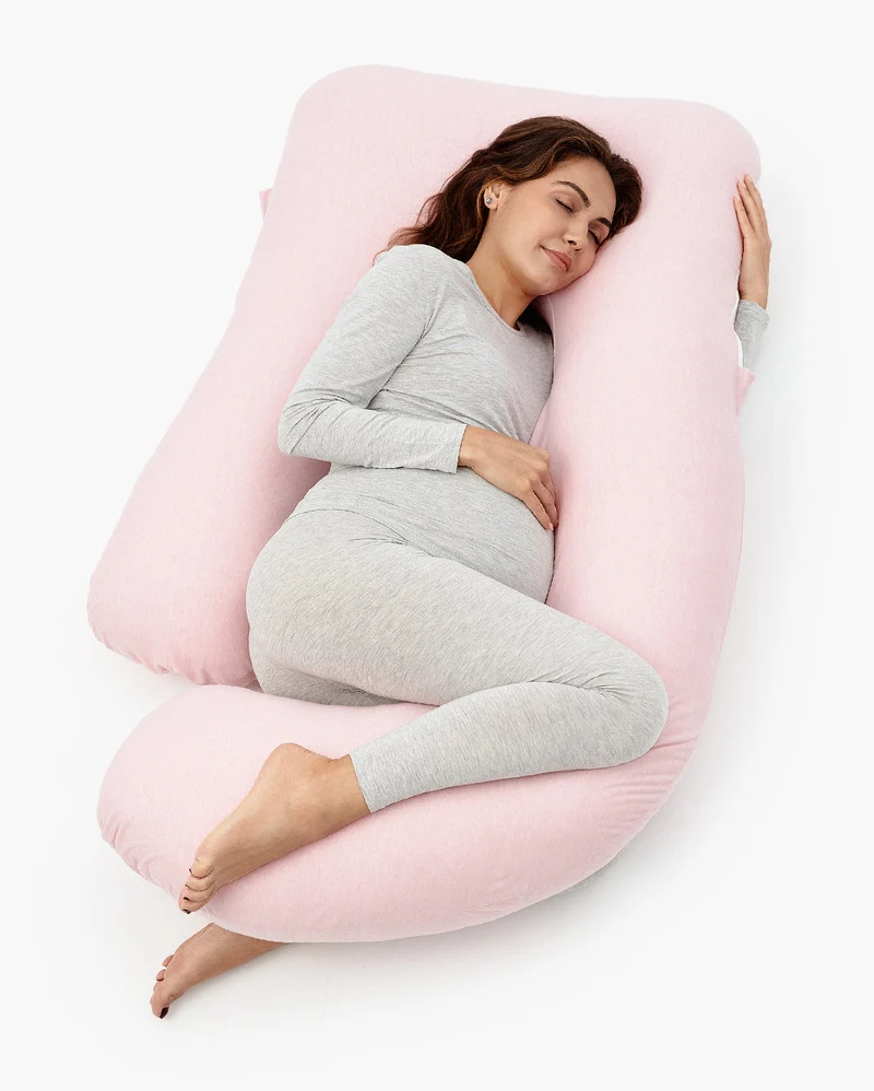 Huggable – U-förmiges Baumwoll-Schwangerschaftskissen