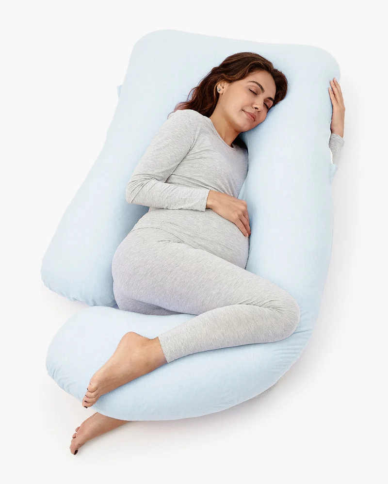 Huggable – U-förmiges Baumwoll-Schwangerschaftskissen