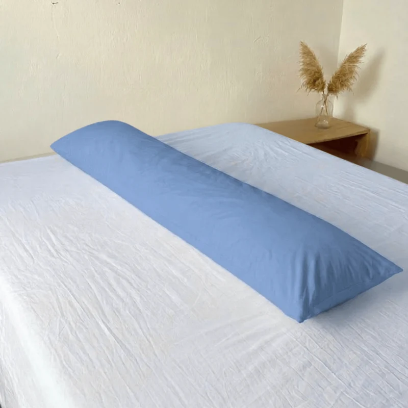 Seitenschläferkissen Bezug 160x35 cm – Edler Mako Satin