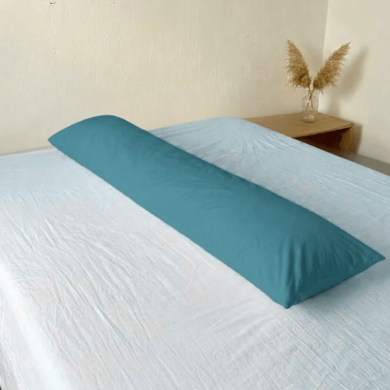 Seitenschläferkissen Bezug 160x35 cm – Edler Mako Satin