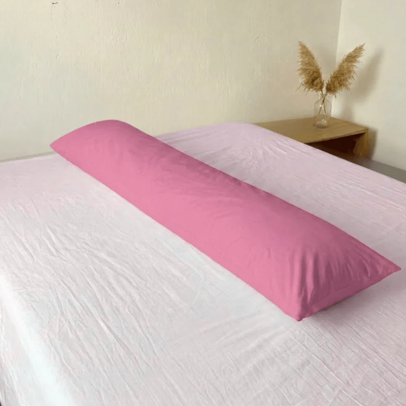 Seitenschläferkissen Bezug 160x35 cm – Edler Mako Satin