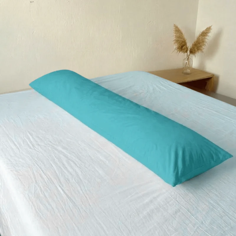 Seitenschläferkissen Bezug 160x35 cm – Edler Mako Satin