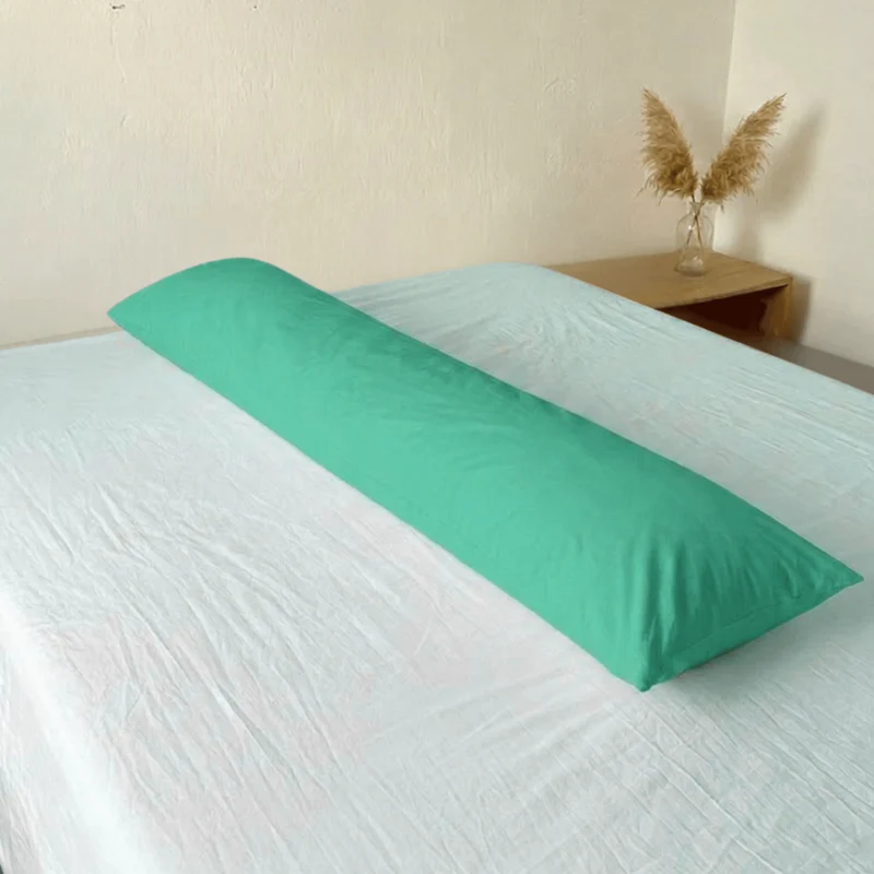 Seitenschläferkissen Bezug 160x35 cm – Edler Mako Satin