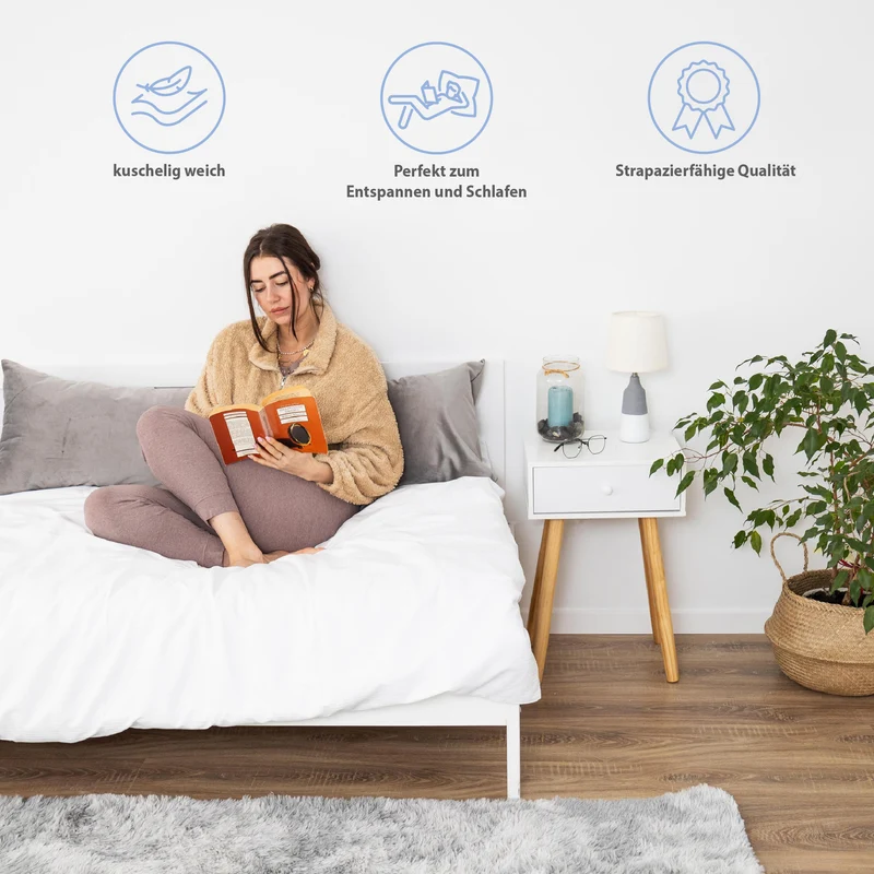 Seitenschläferkissen 145x40 cm - Komfort-Schlafkissen Body Pillow