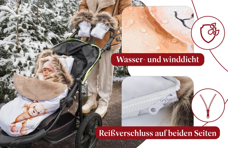 Fußsack Kinderwagen Winter - Fusssack Baby Buggy Wintersack Winterfußsack Babywagen