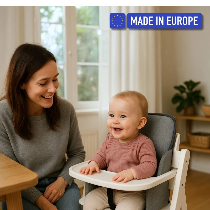 Sitzverkleinerer für Hochstuhl Baby Sitzkissen Stuhl 35x30x17 cm- Kinder Sitzauflage für Hauck und Stokke Kinderhochstuhl High Chair Cover für Kinderstuhl Babystuhl und Hochstühle