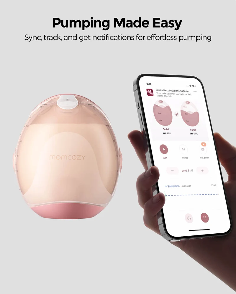 Momcozy Air 1 Ultraflache Milchpumpe