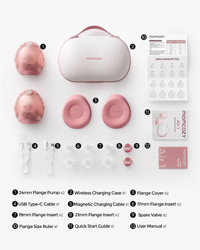 Momcozy Air 1 Ultraflache Milchpumpe