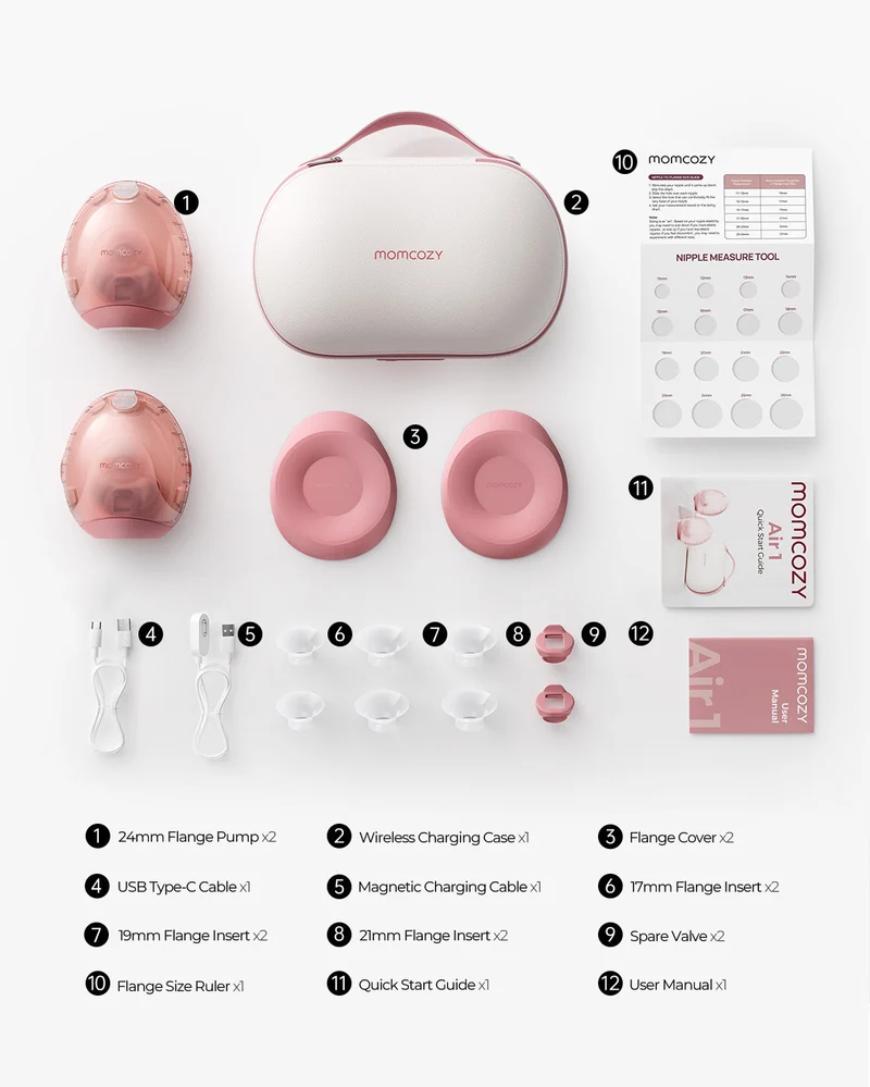 Momcozy Air 1 Ultraflache Milchpumpe