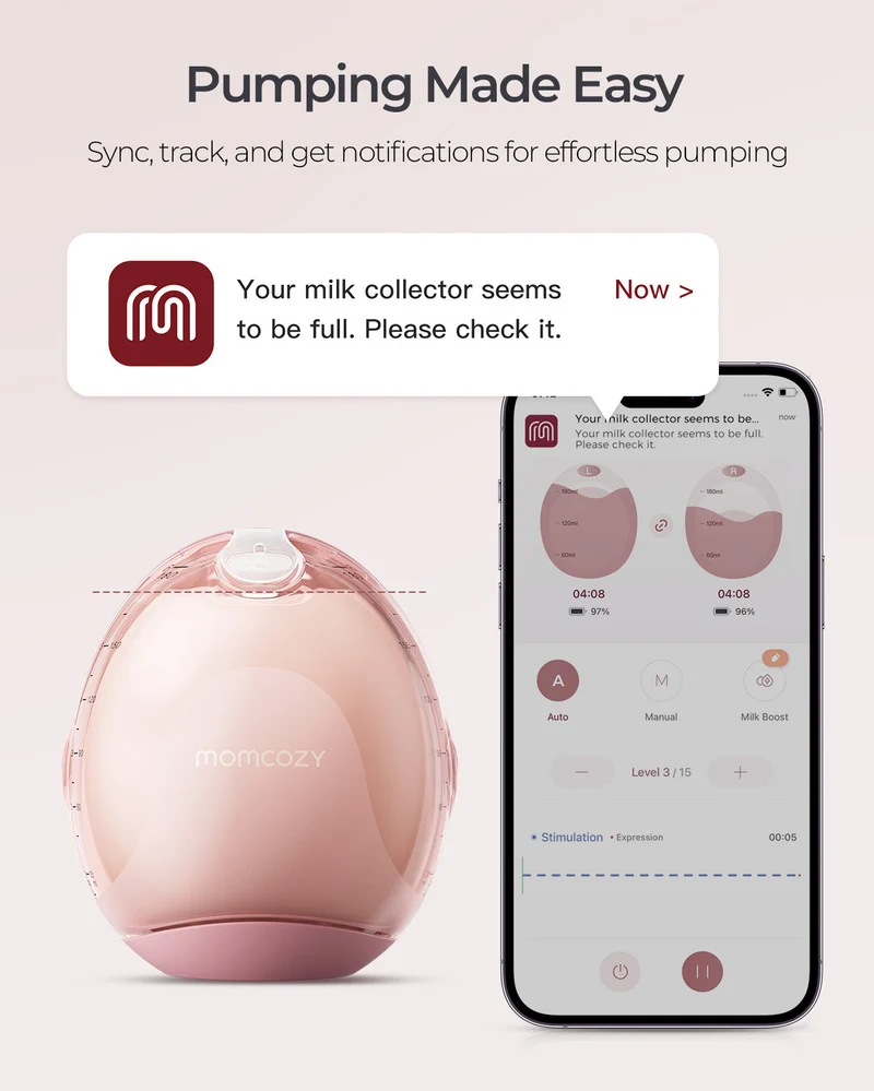 Momcozy Air 1 Ultraflache Milchpumpe