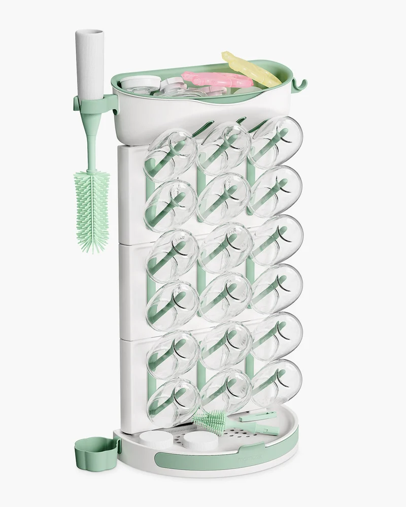 Momcozy DIY Größeres Flaschentrockengestell für 18 Flaschen