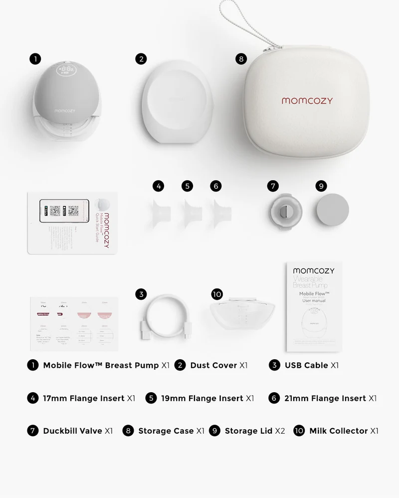 Momcozy Mobile Flow™ Freihändige Milchpumpe | M9