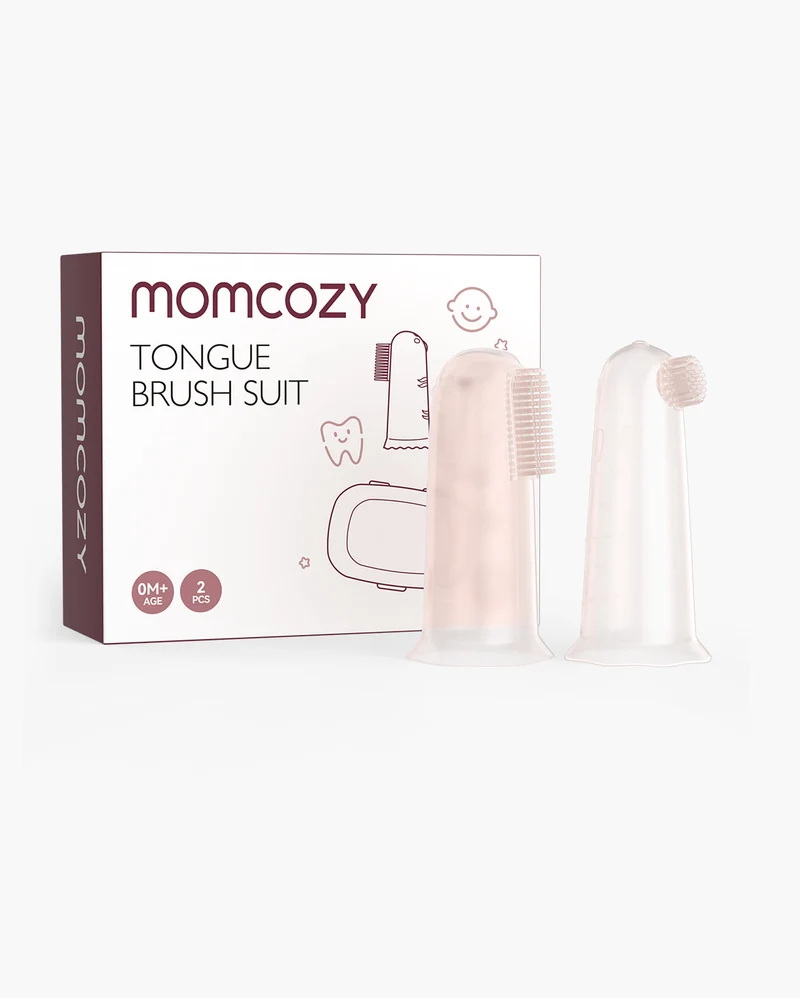 Momcozy Mundpflege-Serie: Fingerzahnbürste (2 Stk.)