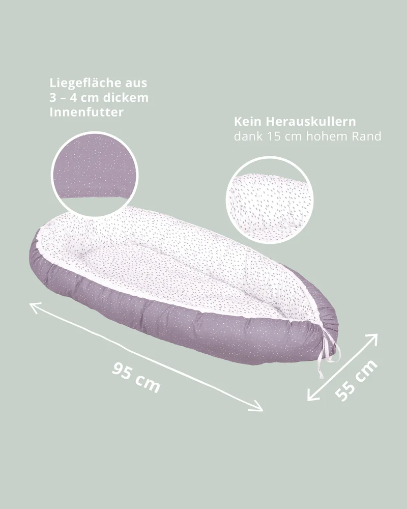 Babynest Classic Flieder