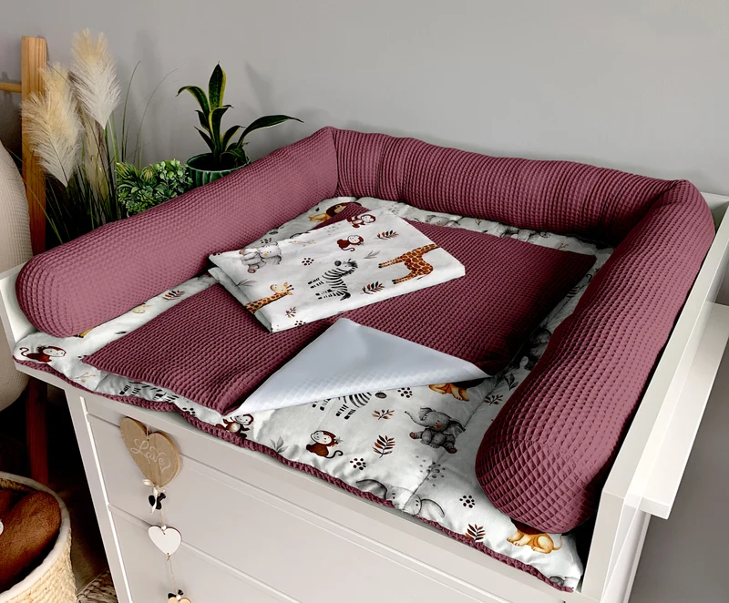 Changing mat | set of 6 elements | ZOO and blueberry