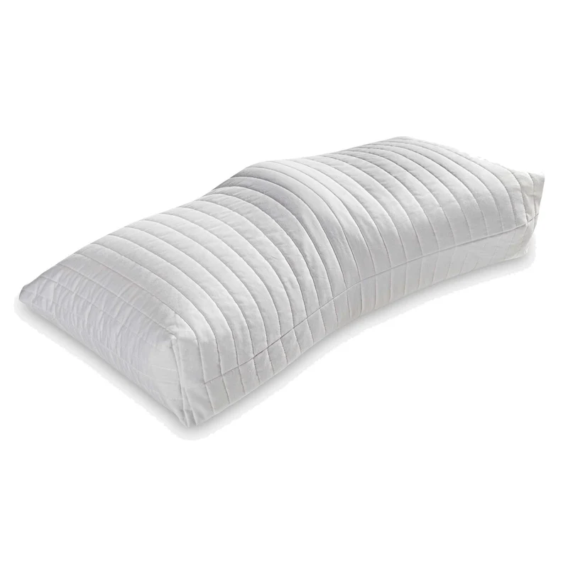 Thomsen Anti-Schnarch Kissen - Kopfkissen gegen Schnarchen aus Talalay Latex mit Kopf-Seiten-Roller