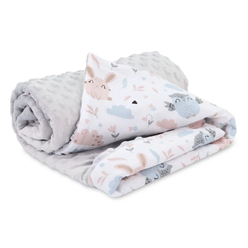 Babydecke Kuscheldecke Baby Kinderwagen Decke Kinderdecke - Blanket mit Kissen Babydecken Kinderwagendecke und Erstausstattung für Neugeborene und Kinder