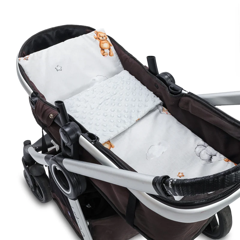 Babydecke Kuscheldecke Baby Kinderwagen Decke Kinderdecke - Blanket mit Kissen Babydecken Kinderwagendecke und Erstausstattung für Neugeborene und Kinder
