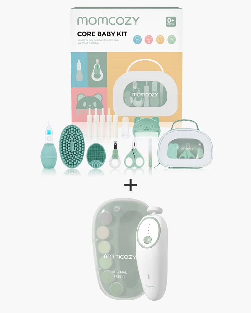 Momcozy All-in-One Basis-Babyset & Elektrische Babynagelfeile