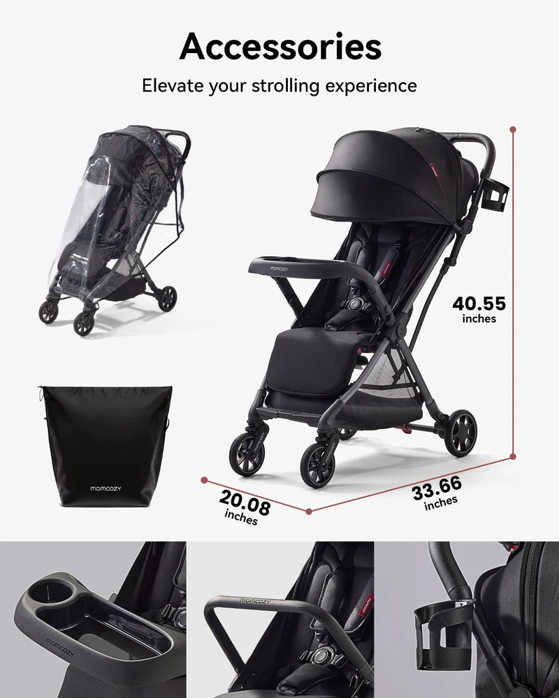 Momcozy ClickGo Leichtgewichtiger Kinderwagen