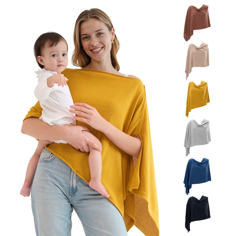 Momcozy Stilldecke – Weicher, atmungsaktiver und vielseitig verwendbarer Poncho