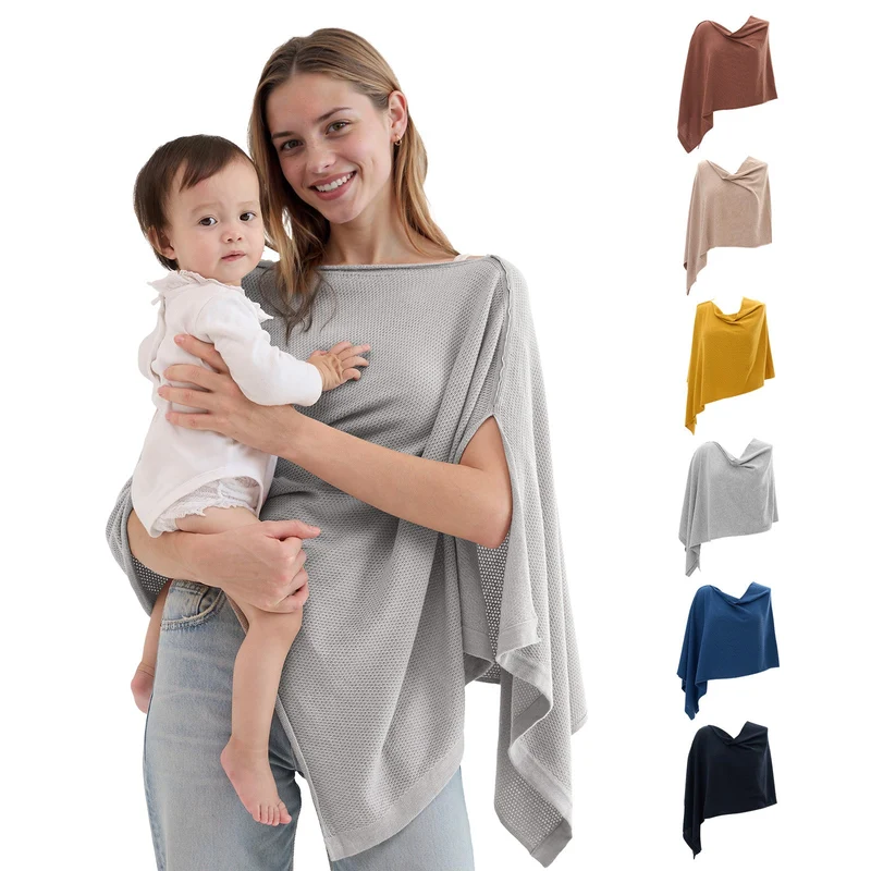 Momcozy Stilldecke – Weicher, atmungsaktiver und vielseitig verwendbarer Poncho