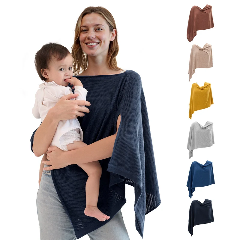 Momcozy Stilldecke – Weicher, atmungsaktiver und vielseitig verwendbarer Poncho